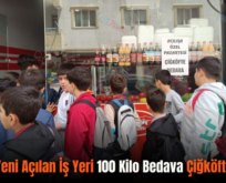 Siirt’te Yeni Açılan İş Yeri 100 Kilo Bedava Çiğköfte Dağıttı