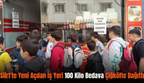 Siirt’te Yeni Açılan İş Yeri 100 Kilo Bedava Çiğköfte Dağıttı