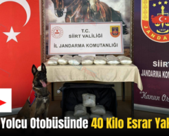 Siirt’te Yolcu Otobüsünde 40 Kilo Esrar Yakalandı