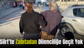 Siirt’te Zabıtadan Dilenciliğe Geçit Yok