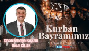 Şirvan Belediye Başkanı Necat Cellek’in Kurban Bayramı Mesajı