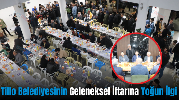 Tillo Belediyesinin Geleneksel İftarına Yoğun İlgi