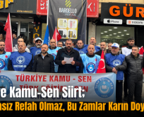 Türkiye Kamu-Sen Siirt; “Ek Zamsız Refah Olmaz, Bu Zamlar Karın Doyurmaz!”